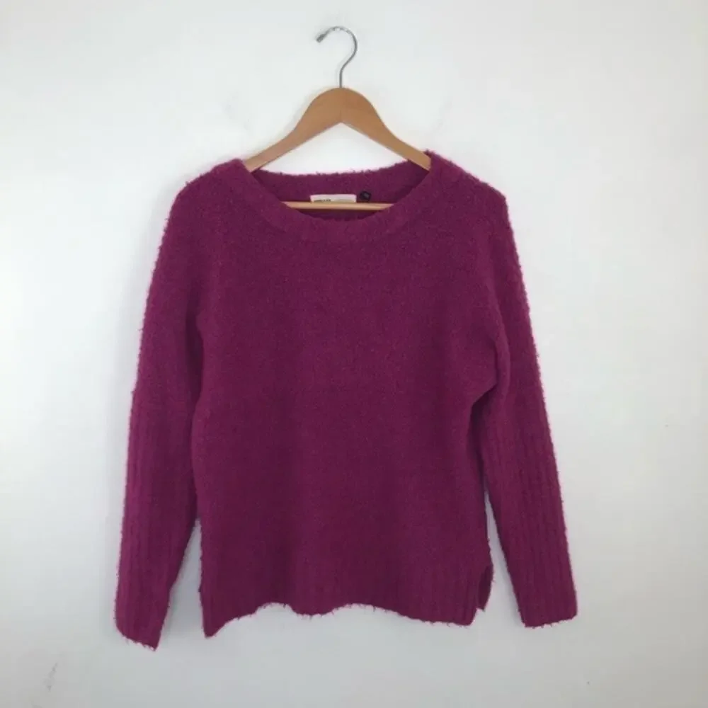 Anthropologie Sleeping on Snow Lavinia Alpaca Boucle Pullover Sweater Size XS